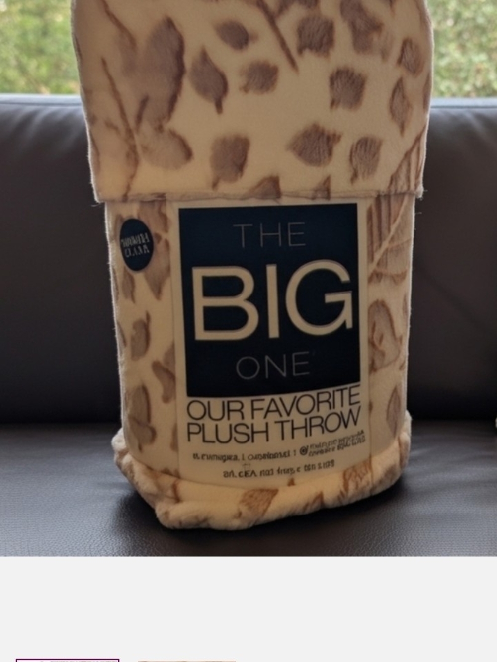 The Big One Plush Throw